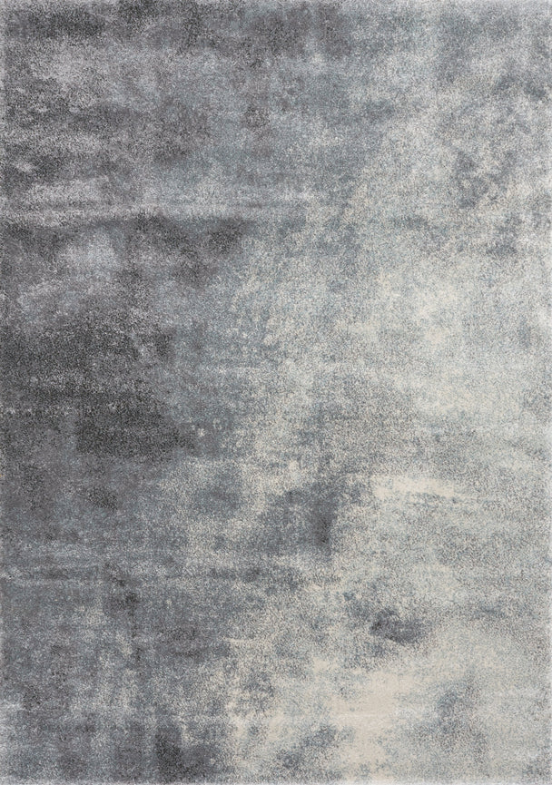 Breeze Grey Cream Blue Distressed Rug - Furniture Depot