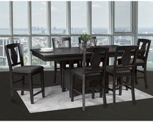 Load image into Gallery viewer, Grace 7pc Pub Set in Dark Grey - Furniture Depot