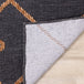 Lawson Grey Orange Interlocking Diamonds Foldable Rug - Furniture Depot