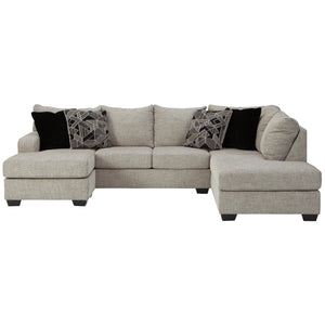Megginson U-Shaped Sectional with Two Chaises - RHF - Furniture Depot