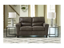 Load image into Gallery viewer, Navi Faux Leather Loveseat - Smoke - Furniture Depot (4719731146854)