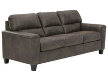 Load image into Gallery viewer, Navi Faux Leather Sofa - Smoke - Furniture Depot