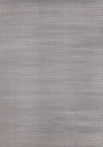 Ella Grey Carved Stripe Plush Rug - Furniture Depot