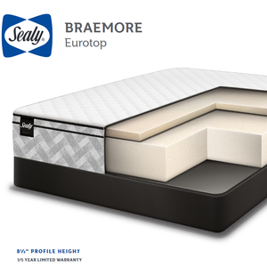 Sealy Springfree Braemore Euro Top Queen Size - Furniture Depot