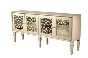 Alora Champagne Gold Sideboard (4 Doors) - Furniture Depot (7035511472301)