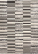 Calabar Cream Black Grey Alternating Stripes Rug - Furniture Depot