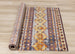 Sara Red Orange Yellow Southwestern Stripe Rug - Furniture Depot