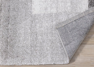 Sable Grey Cream Variegated Stone Pattern Rug - Furniture Depot