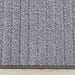 Ella Grey Carved Stripe Plush Rug - Furniture Depot