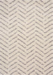 Breeze Cream Grey Floating Chevron Rug - Furniture Depot