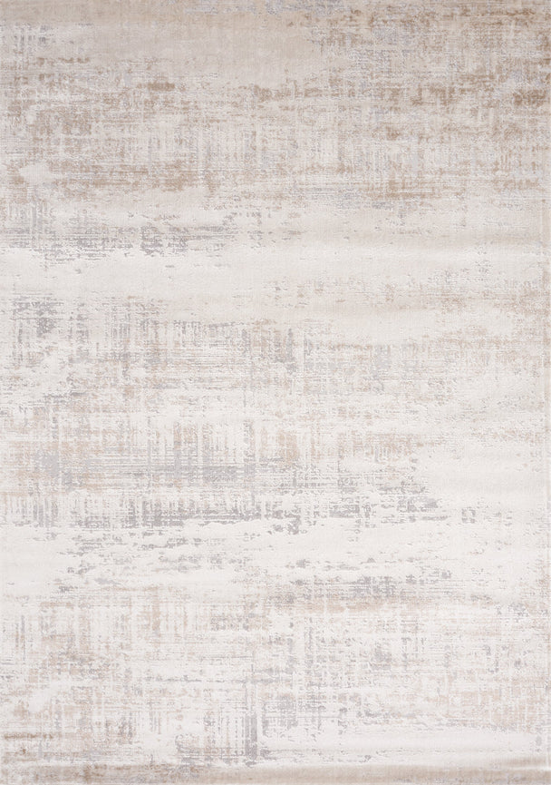 Chorus Cream Beige Soft Distressed Rug - Furniture Depot