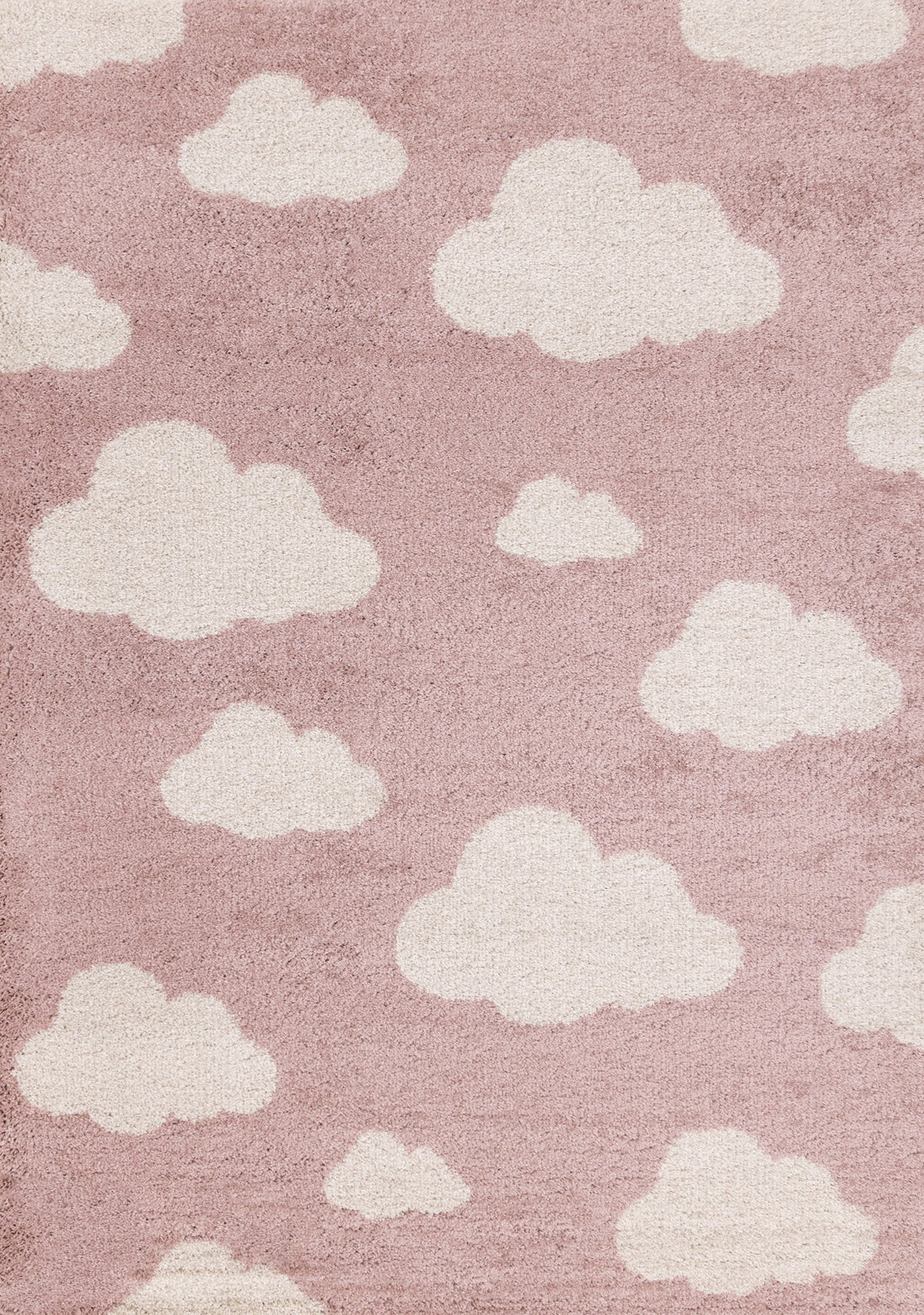 Kalora Kids Pink Cream Clouds Rug - Furniture Depot