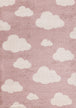 Kalora Kids Pink Cream Clouds Rug - Furniture Depot