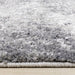 Ravine Cream Grey Variegated Shag Rug - Furniture Depot