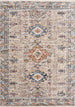 Evora Beige Rust Blue Contemporary Medallion Rug - Furniture Depot